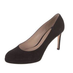 Stuart Weitzman Beatrix Black suede Heels size 9